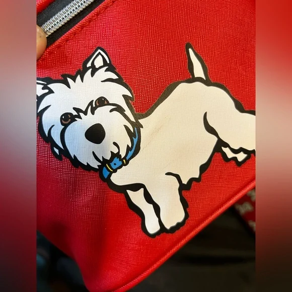 NWT - Marc Tetro Westies Dogs Cosmetic Bag AND Travel Train Case  - NWT - Picture 8 of 8